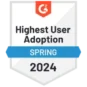Highest User Adoption