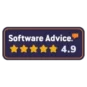 Software Advice 4.9 Rating